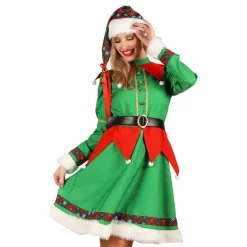Elf Deluxe Dame Kostyme