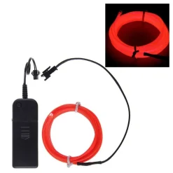 El Wire Batteridrevet LED-slynge