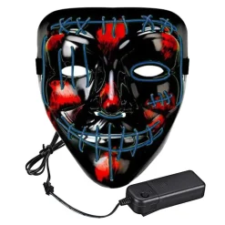El Wire Purge 2 LED Maske