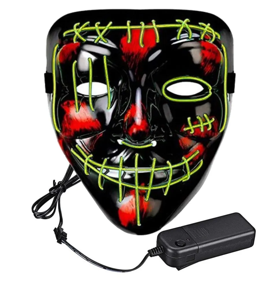 El Wire Purge 2 LED Maske