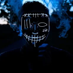 El Wire Purge 2 LED Maske