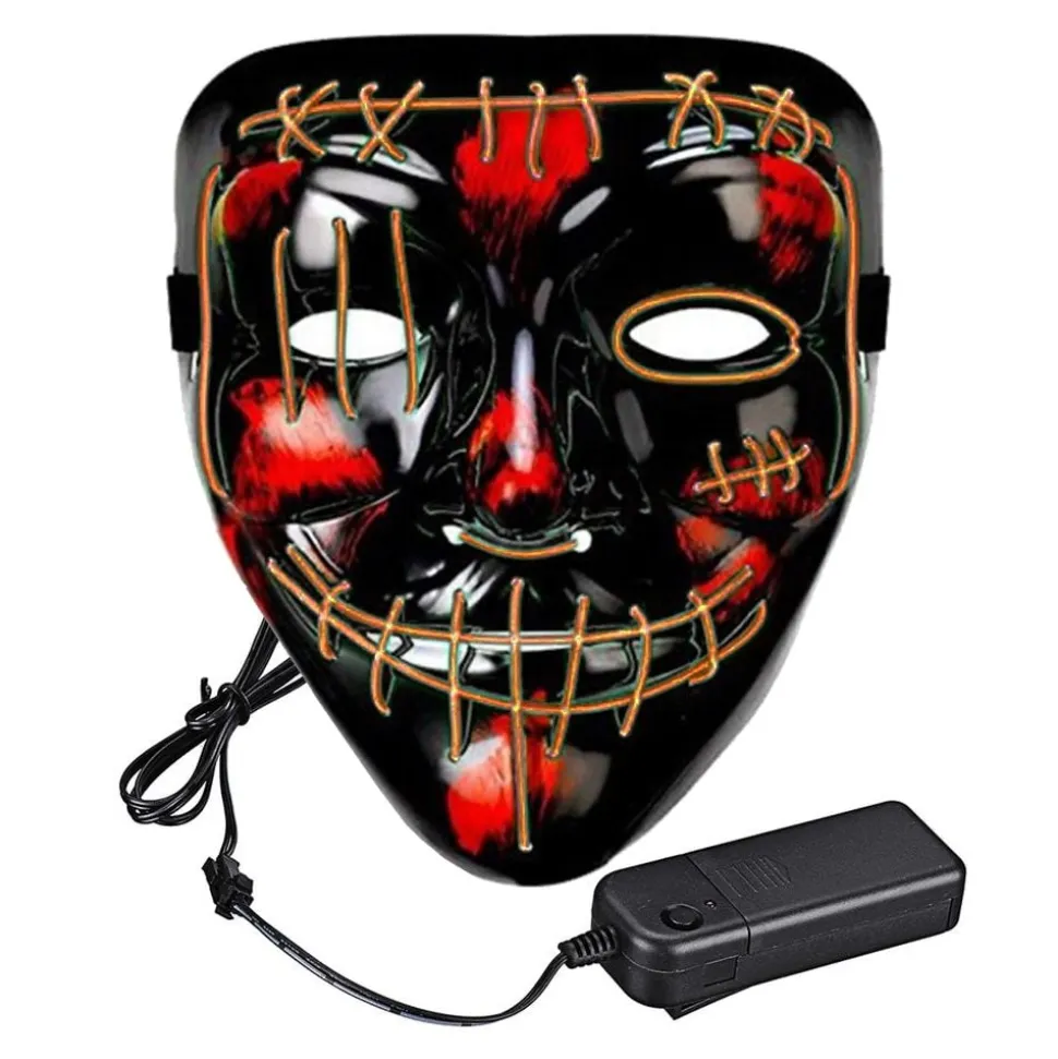 El Wire Purge 2 LED Maske