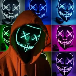 El Wire Purge LED Maske