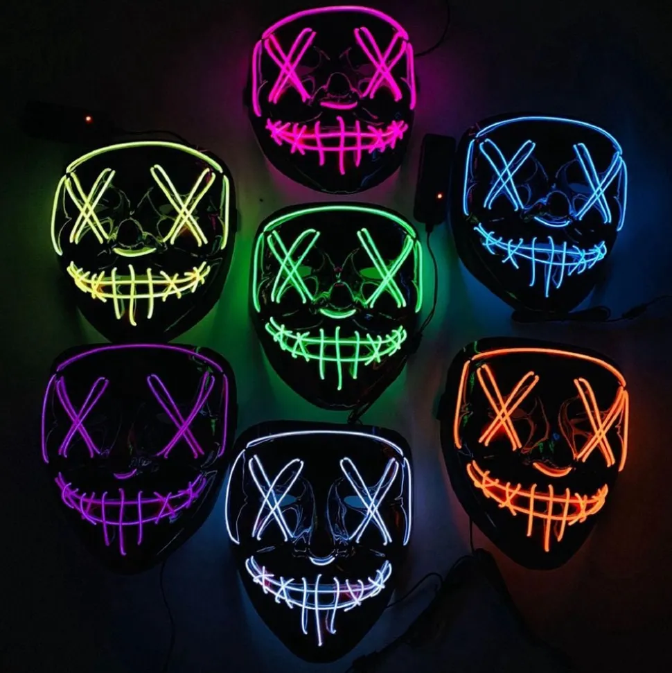 El Wire Purge LED Maske