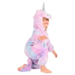 Enhjørning Pastell Jumpsuit Barn Kostyme