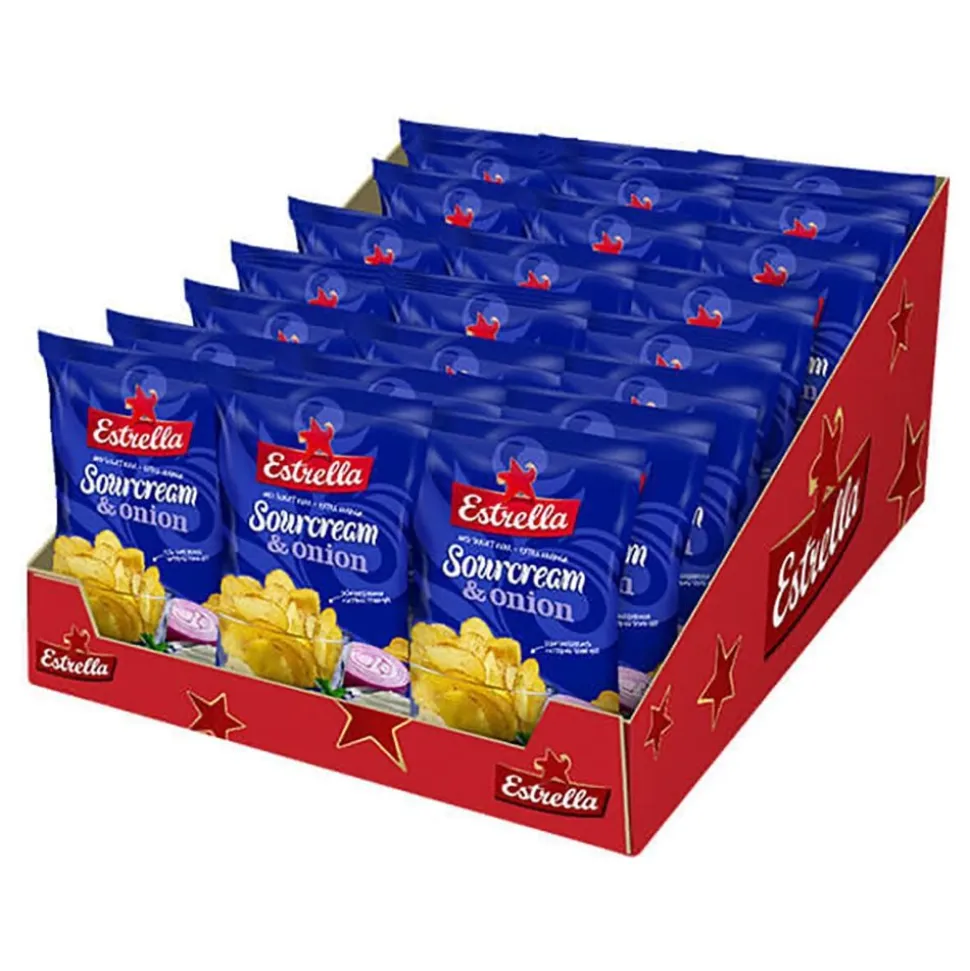 Estrella Sourcream & Onion Storpakning