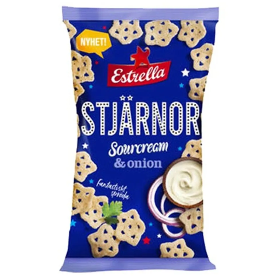 Estrella Stjerner Sourcream & Onion