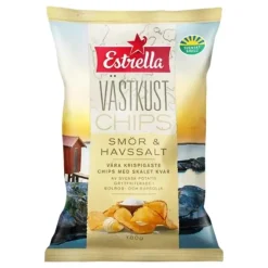 Estrella Västkustchips Smör & Havssalt
