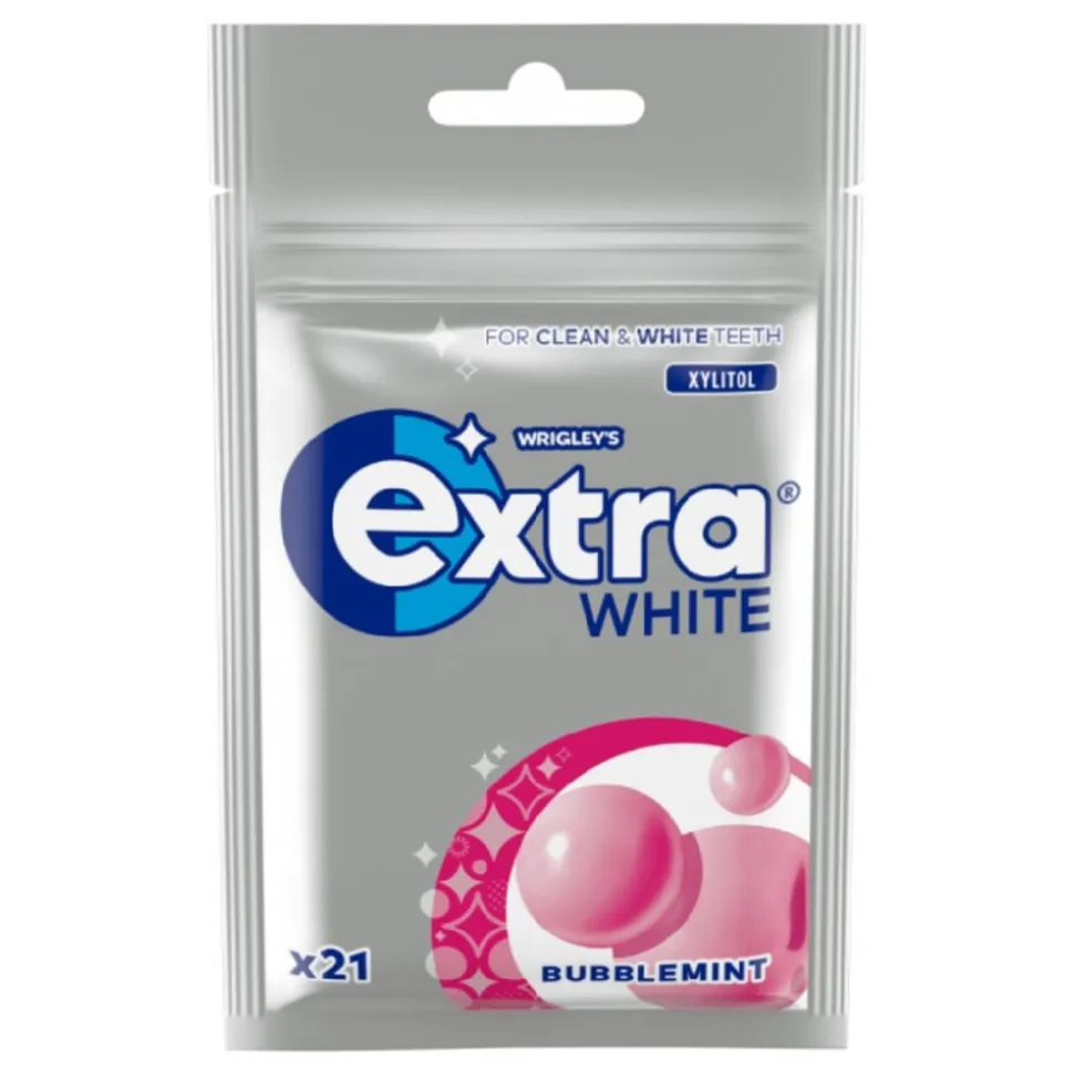 Extra White Bubblemint Tyggegummi