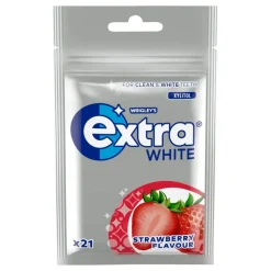 Extra White Strawberry Tyggegummi