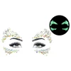 Face Jewels Glow in the Dark Evil