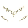 Face Jewels med Gullstjerner