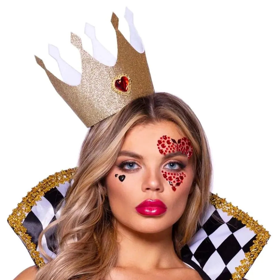Face Jewels Queen of Hearts Deluxe