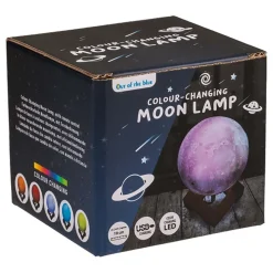 Fargeskiftende LED-lampe Måne