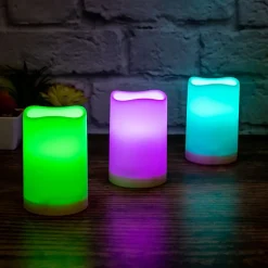 Fargeskiftende LED-Lys med Fjernkontroll