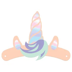 Festhatter Unicorns & Rainbows Pannebånd