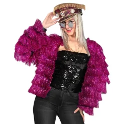 Festivaljakke Tinsel Rosa