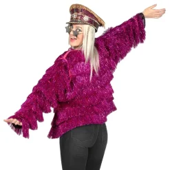 Festivaljakke Tinsel Rosa