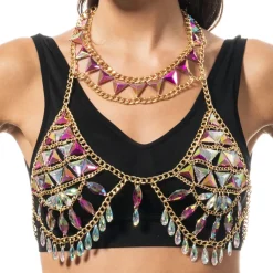 Festivaltopp Diamanter Rosa