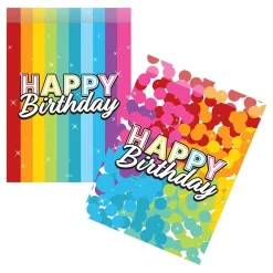 Festposer Happy Birthday Rainbow