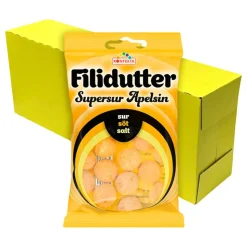 Filidutter Supersur Appelsin Storpakning