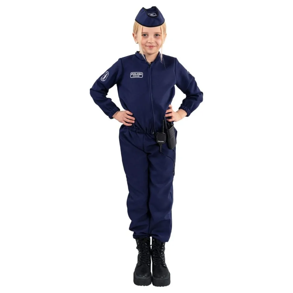 Finsk Politi Barn Kostyme