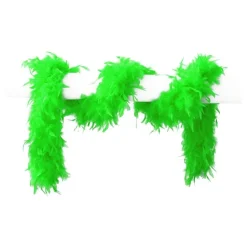 Fjærboa neon-grønn