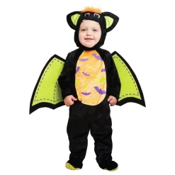 Flaggermus Grønn/Svart Baby Kostyme