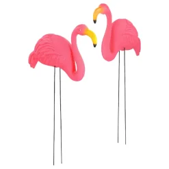 Flamingoer Hagedekorasjon