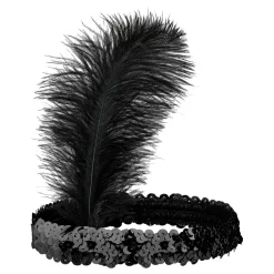 Flapper Pannebånd Svart