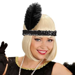 Flapper Pannebånd Svart