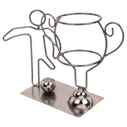Flaskeholder i metall Fotball