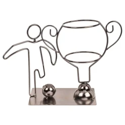 Flaskeholder i metall Fotball