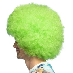 Fluffy Neongrønn Parykk