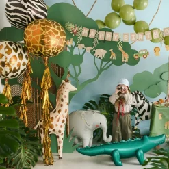Folieballong Ball Giraffmønster Stor