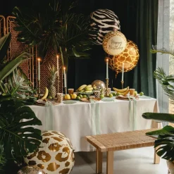 Folieballong Ball Giraffmønster Stor