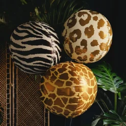 Folieballong Ball Leopardmønster Stor