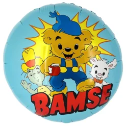 Folieballong Bamse Blå