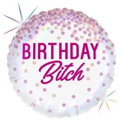 Folieballong Birthday Bitch