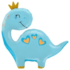 Folieballong Blå Dinosaur