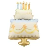 Folieballong Bursdagskake
