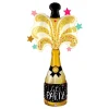Folieballong Champagneflaske Let's Party