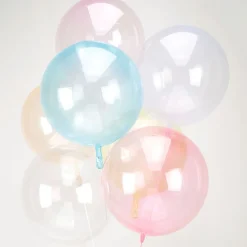 Folieballong Crystal Clear Rund Transparent