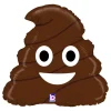 Folieballong Emoji Poo