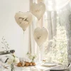 Folieballonger Hjerte Mr & Mrs