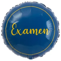 Folieballong Examen Blå/Gul