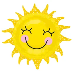 Folieballong Glad Sol Shape