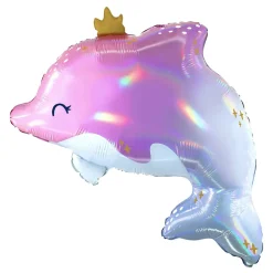 Folieballong Glødende Delfin
