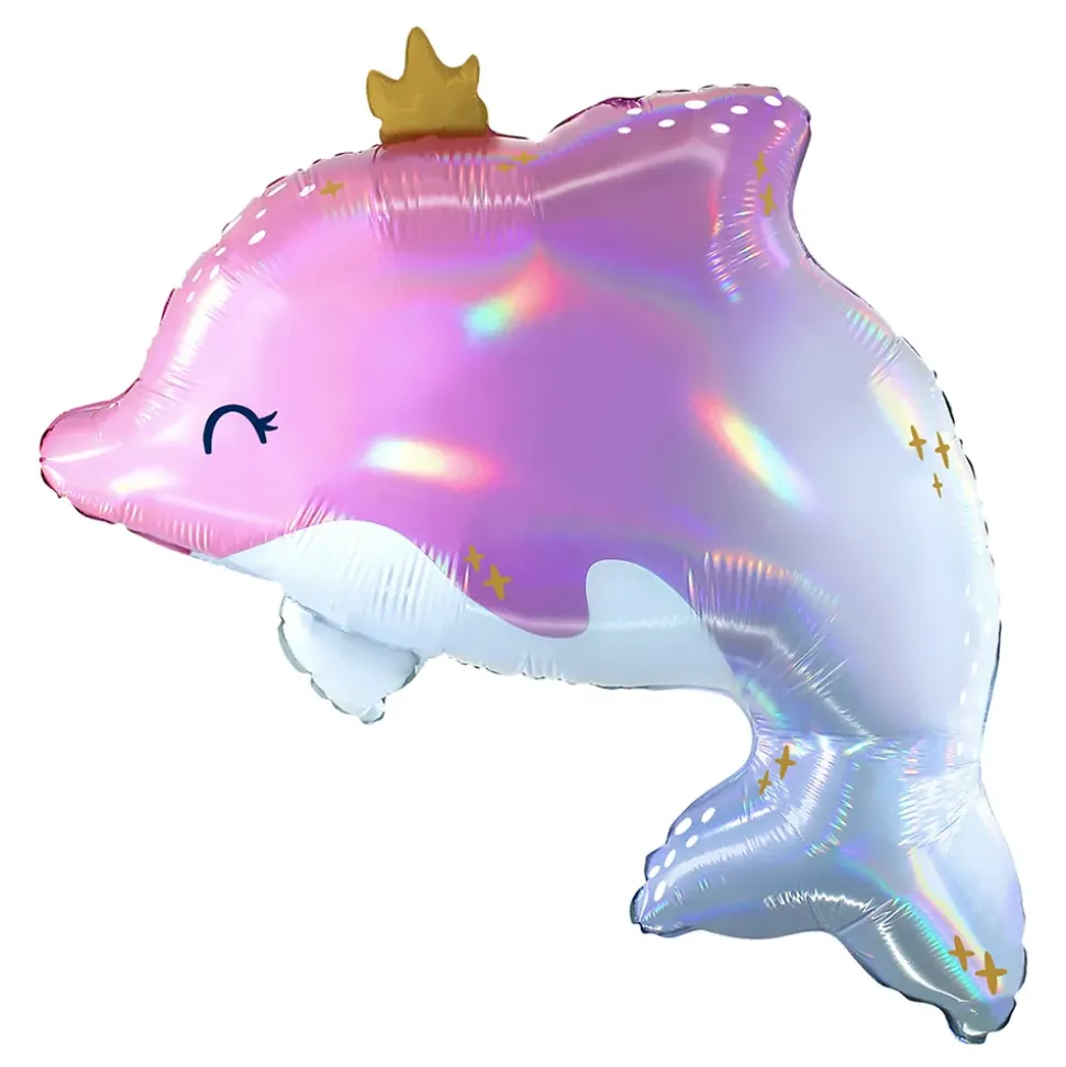 Folieballong Glødende Delfin