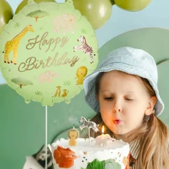 Folieballong Happy Birthday Safari Party